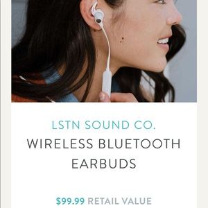 LSTN SOUND CO. WIRELESS BLUETOOTH EARBUDS